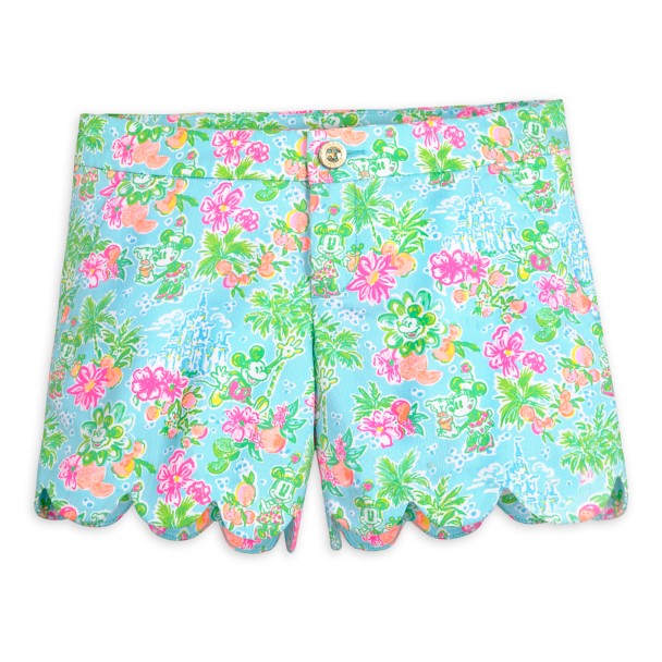 Mickey and Minnie Mouse Buttercup Shorts for Women by Lilly Pulitzer – Walt  Disney World | shopDisney