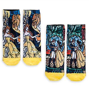Beauty and the Beast Sock Set for Women - 2-Pack