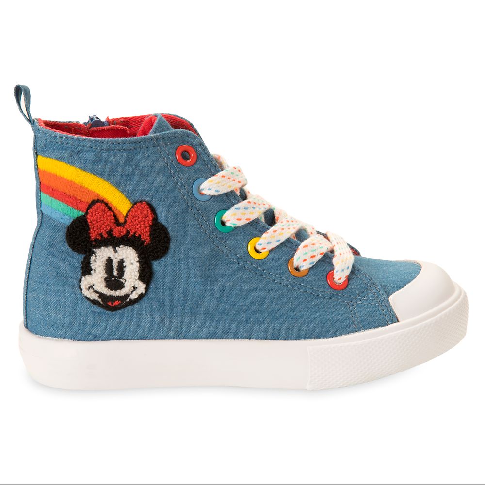minnie mouse high top shoes