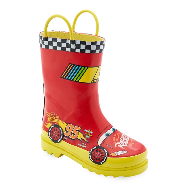 Lightning McQueen Rain Boots for Kids