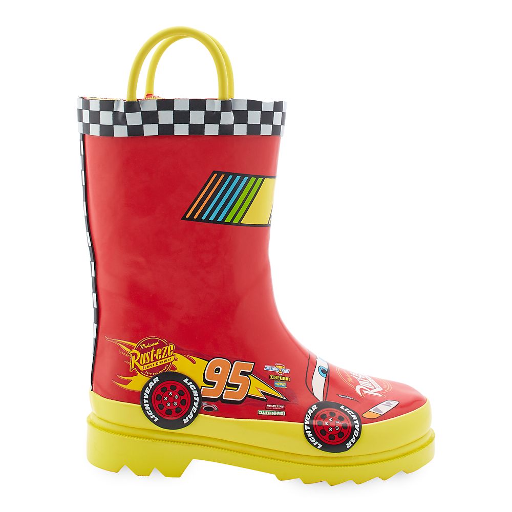 lightning mcqueen rain boots