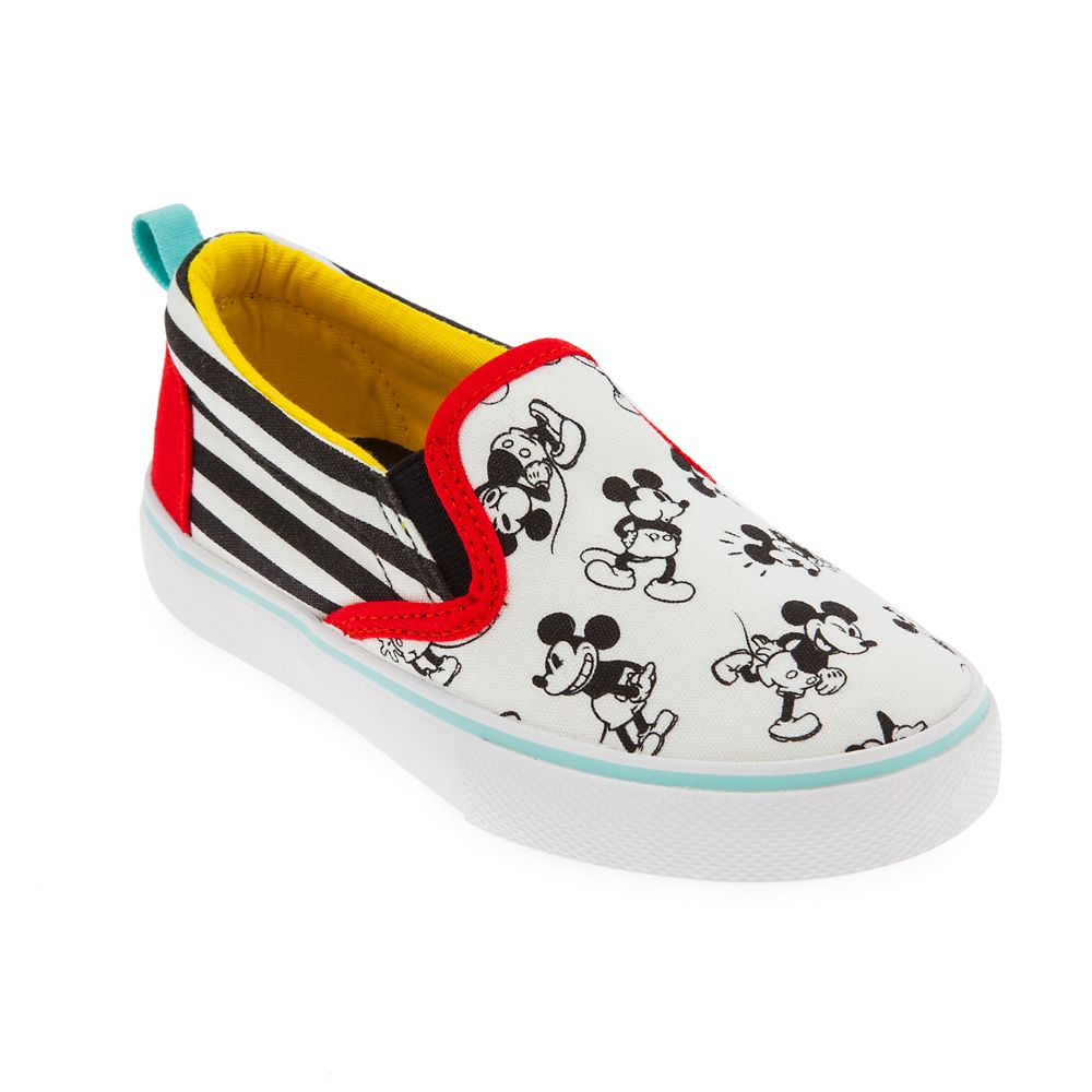 mickey mouse slip on shoes