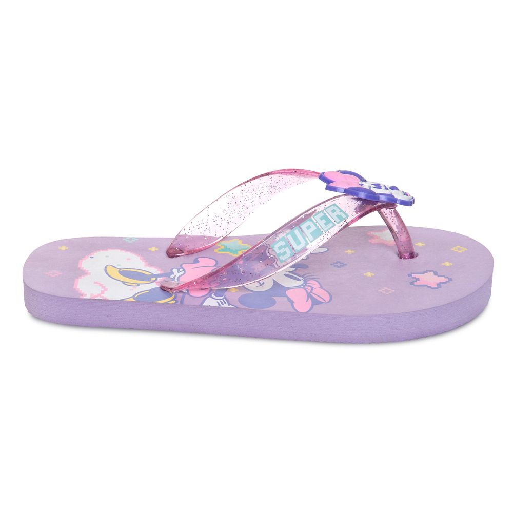 Minnie Mouse Purple Flip Flops for Kids