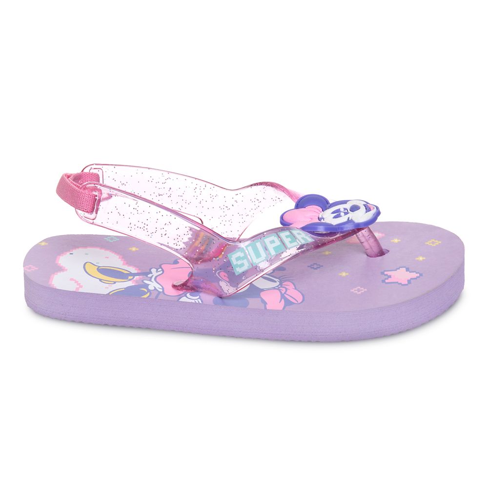 Minnie Mouse Purple Flip Flops for Kids