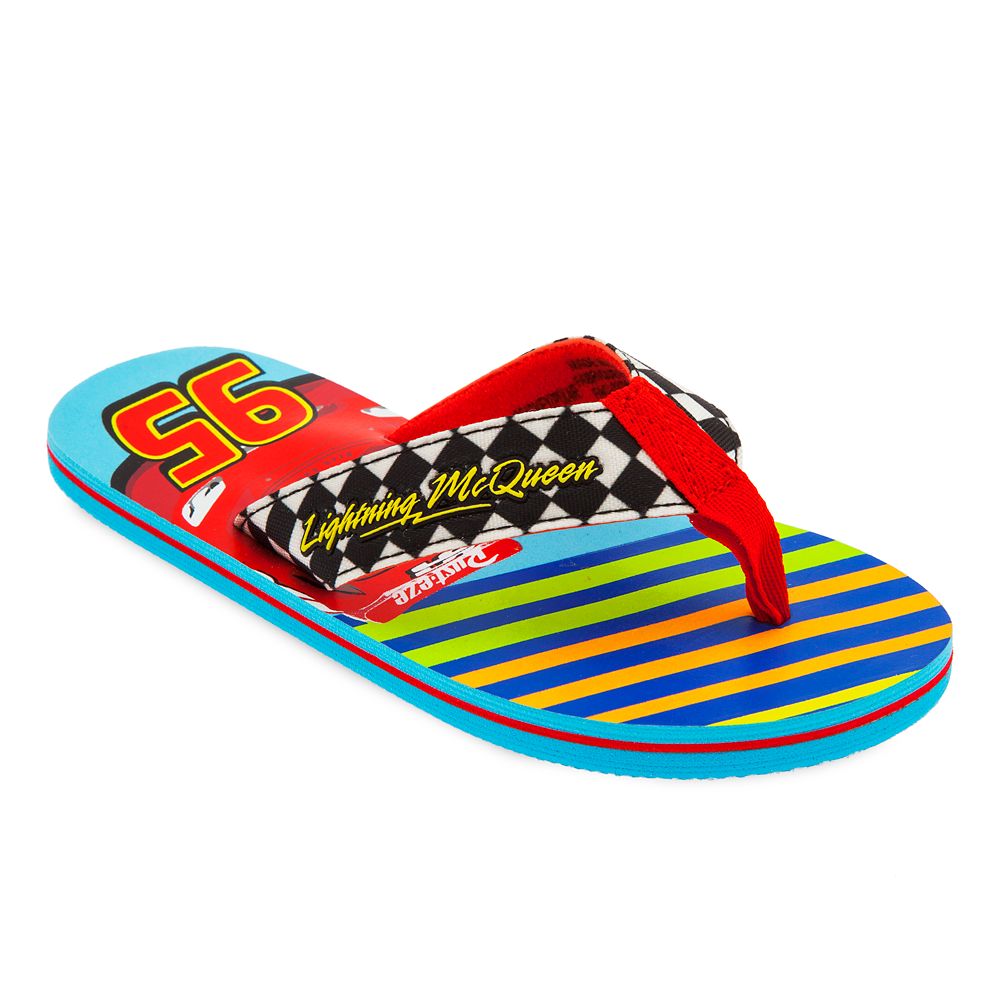 Lightning McQueen Flip Flops for Kids by Havaianas