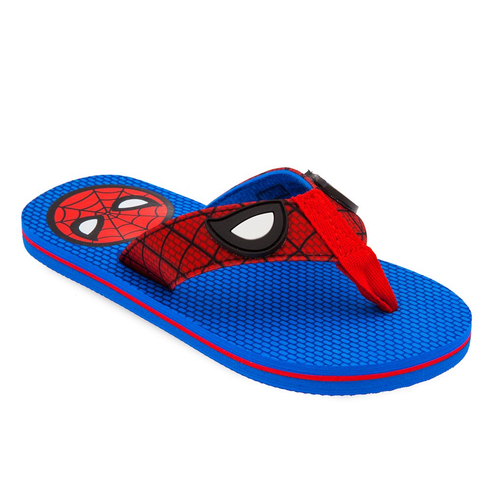 spiderman light up flip flops