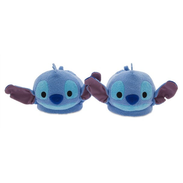Min Embrión Inocencia Stitch ''Tsum Tsum'' Plush Slippers for Adults | shopDisney
