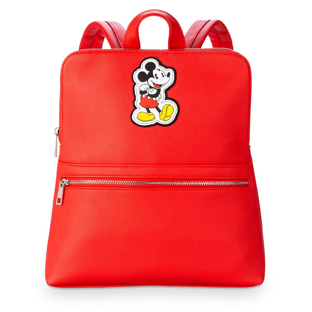 Disney Mickey Mouse Logo Stars 10 Harness Backpack - Red