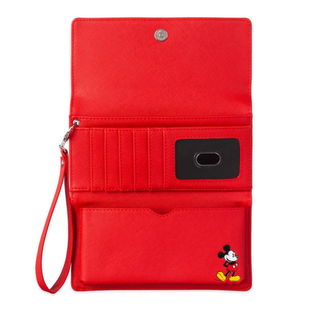 Mickey Mouse Red Wristlet Wallet