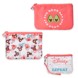Mickey and Minnie Mouse Pouch Set