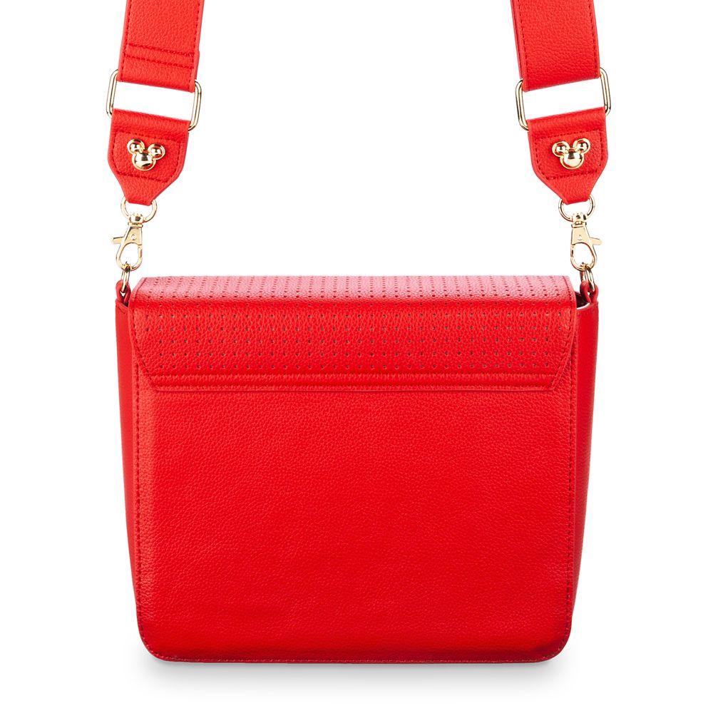 Mickey Mouse Icon Square Crossbody Bag – Red