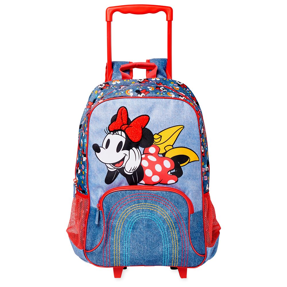 mickey mouse rolling backpack