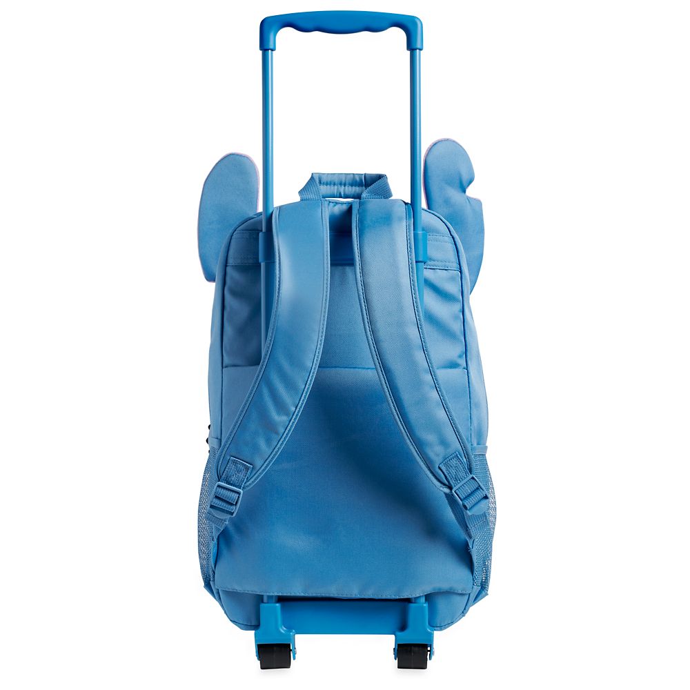 disney store stitch rolling luggage
