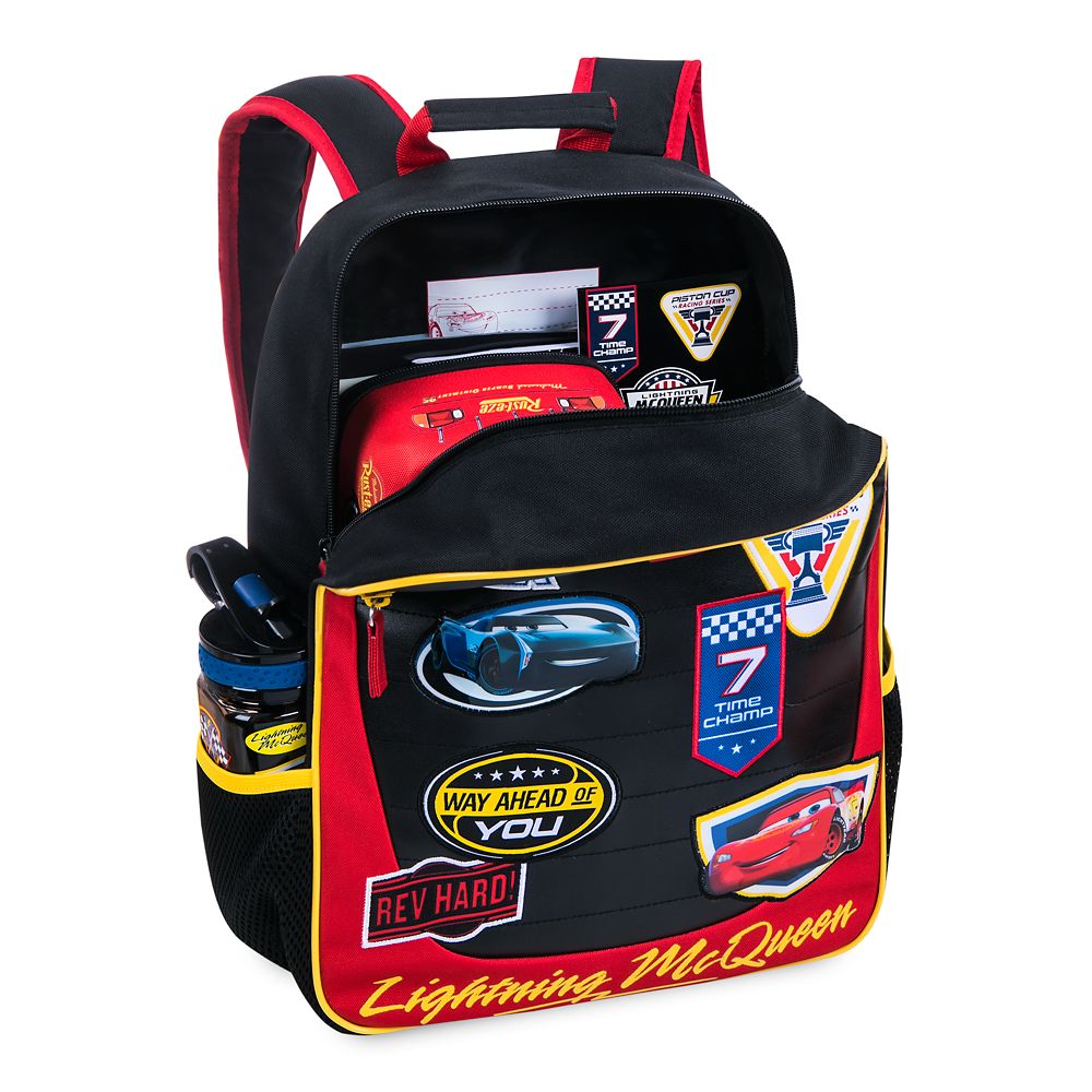 lightning mcqueen book bag