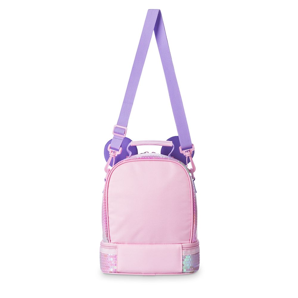 pink and purple lunch box