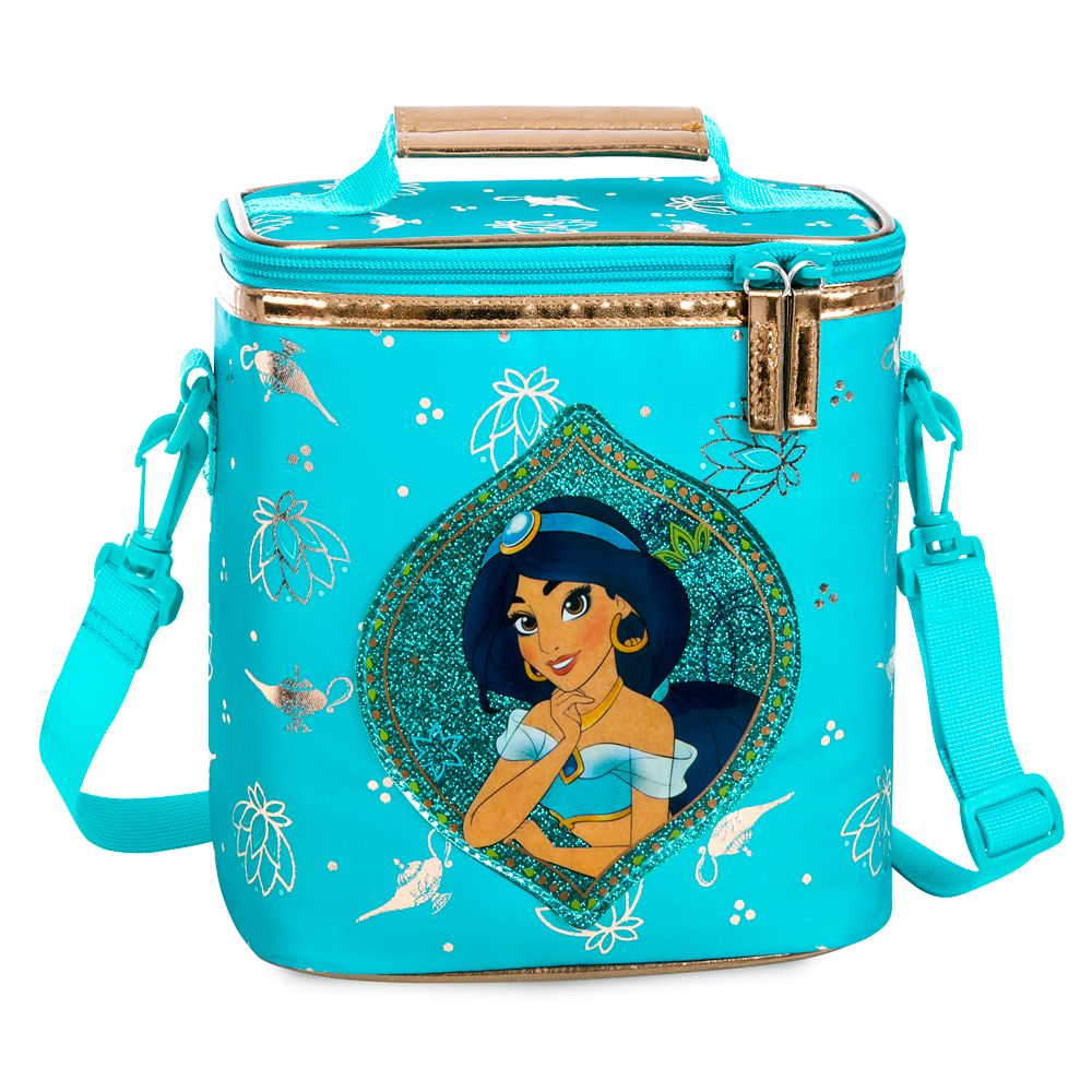 Disney Aladdin Princess Jasmine Girls Soft Insulated School Lunch Box B19pn43274, Girl's, Size: One size, Blue