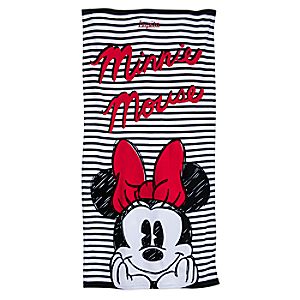 Minnie Mouse Beach Towel - Personalizable