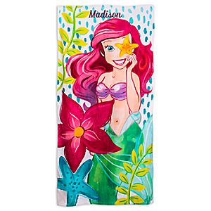 Ariel Beach Towel for Kids - Personalizable