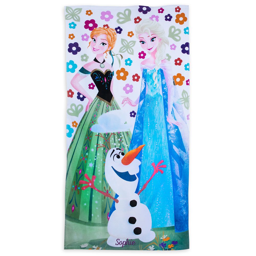 Frozen Beach Towel - Personalizable