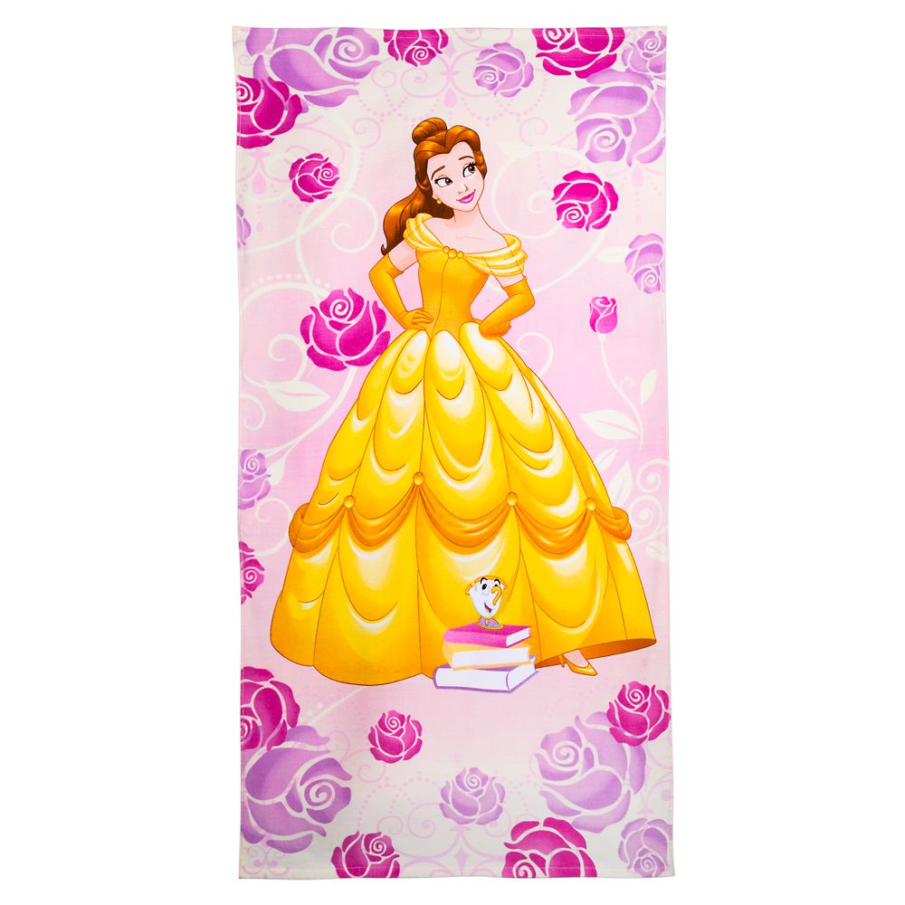 beauty and the beast beach towel