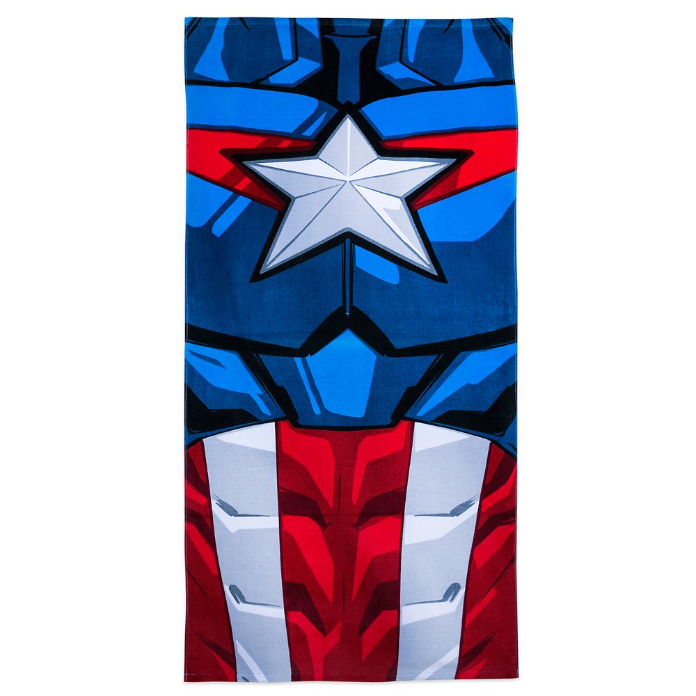 Captain America Beach Towel – Personalized