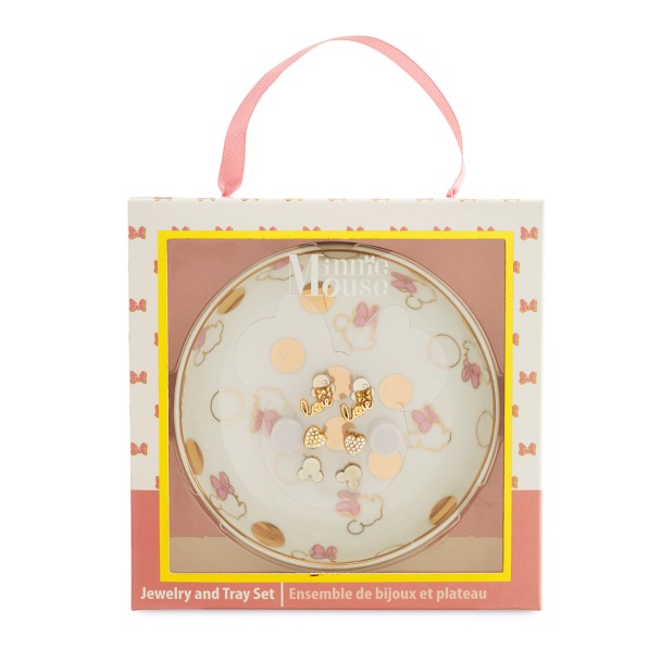 Minnie Mouse Jewelry and Tray Set