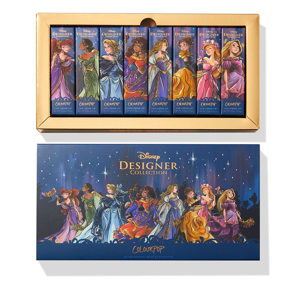 Happily Ever After Disney Designer Collection Midnight Masquerade Series Lux Liquid Lip Bundle by ColourPop