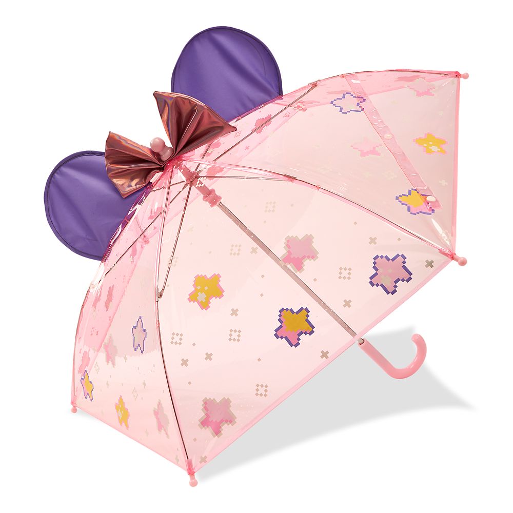 Girls Disney Minnie Mouse Children Pink Umbrella 