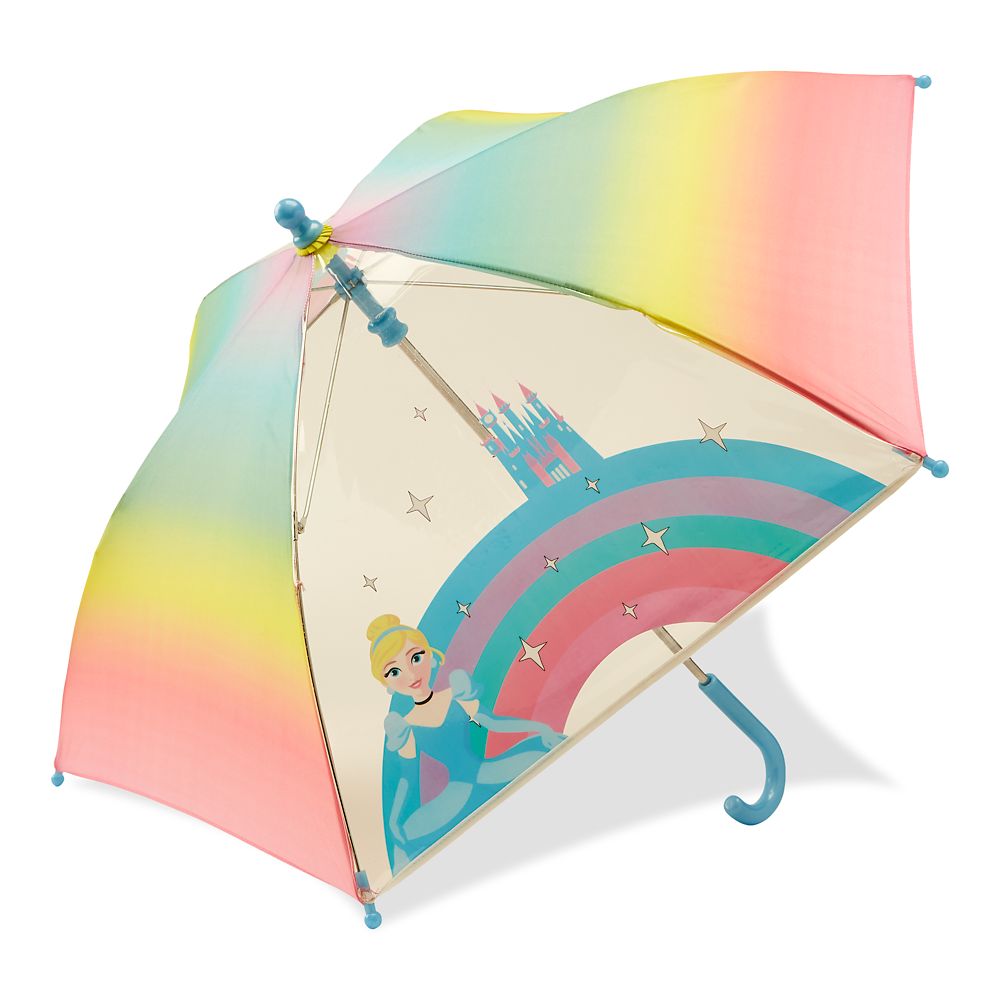 Details about   New Disney Cinderella Short slide Canvas Umbrella 50cm Rain & Sun from Japan 