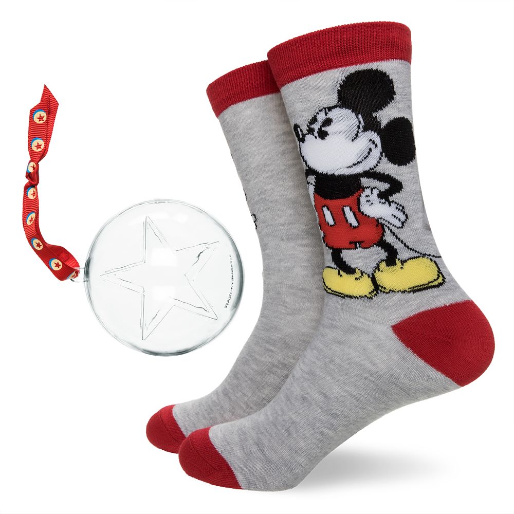 Mickey Mouse Socks in Ornament for Adults