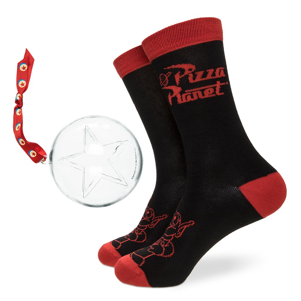 Pizza Planet Socks in Ornament for Adults