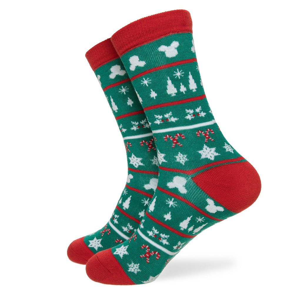 Mickey Mouse Icon Holiday Socks in Ornament for Adults available online ...