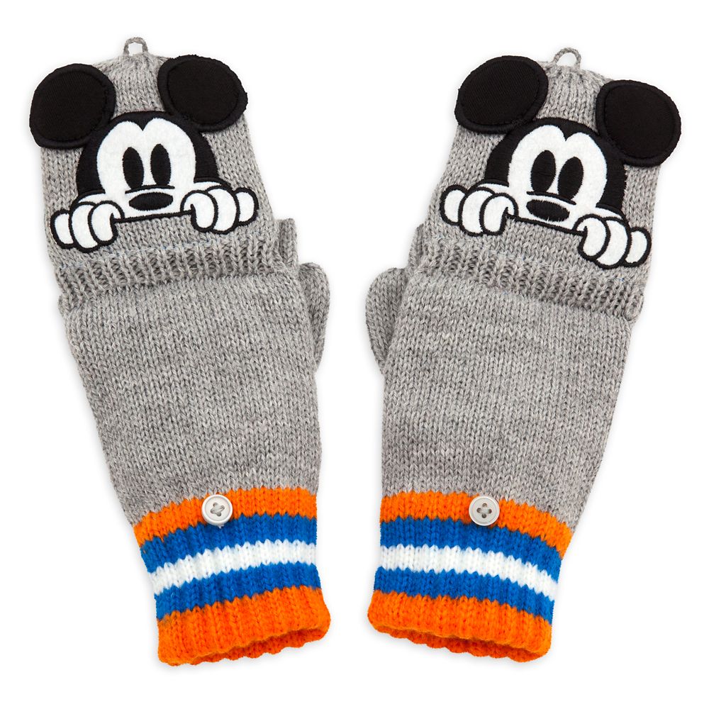 Mickey Mouse Convertible Gloves for Kids