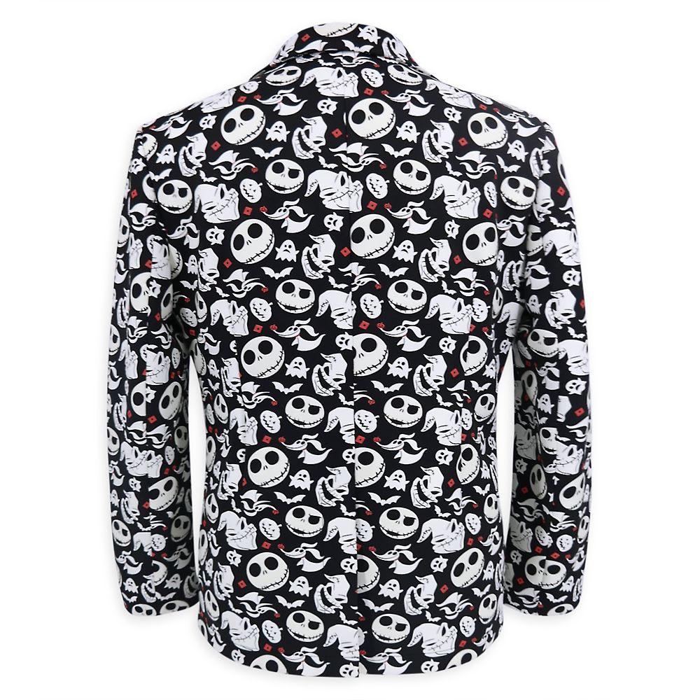 The Nightmare Before Christmas Glow in the Dark Half Suit and Light Up Tie for Adults