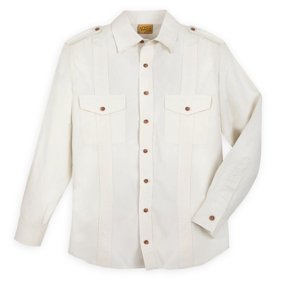 Indiana Jones Button Down Shirt for Adults
