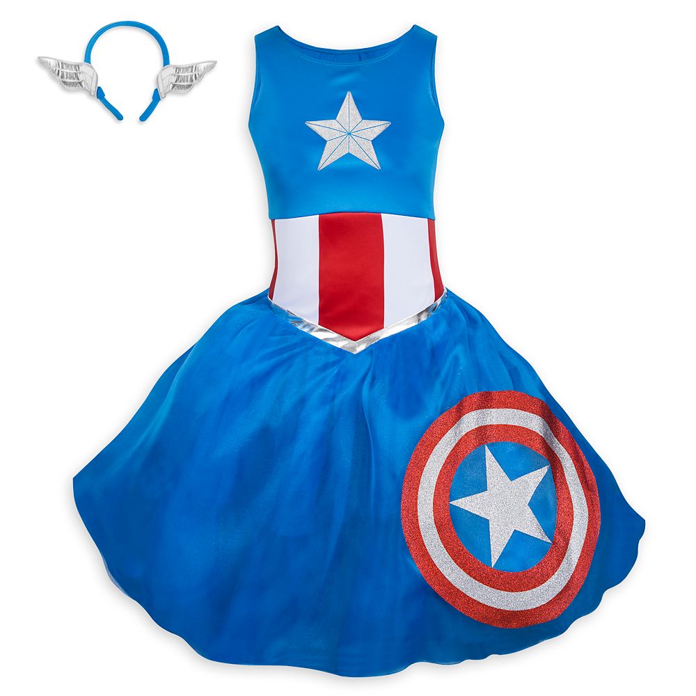 Captain America Tutu Dress Costume for Adults