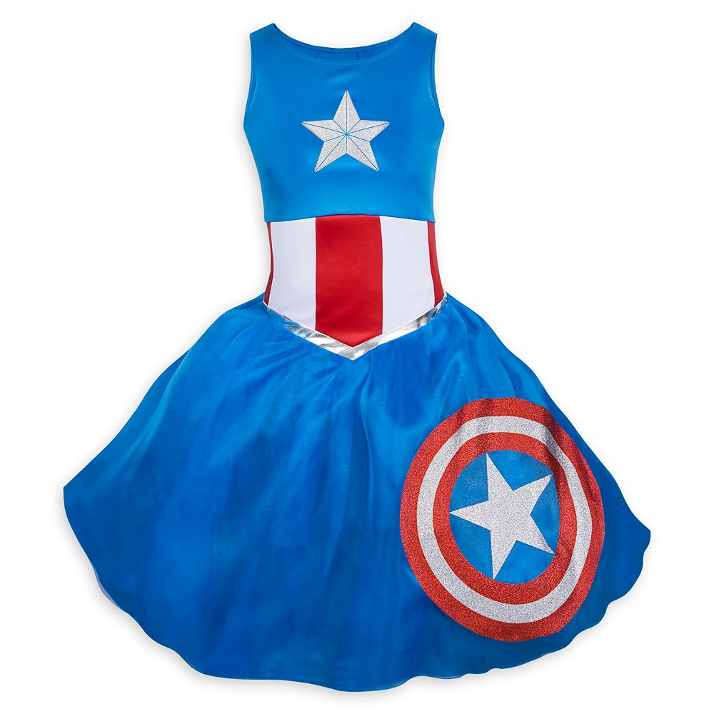 Captain America Tutu Dress Costume for Adults