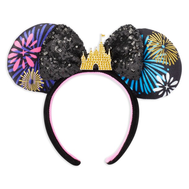 Minnie Mouse: The Main Attraction Ear Headband for Adults – Nighttime Fireworks & Castle Finale – Limited Release