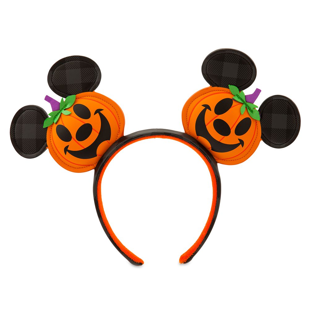 Mickey Mouse Jack-o'-Lantern Ear Headband