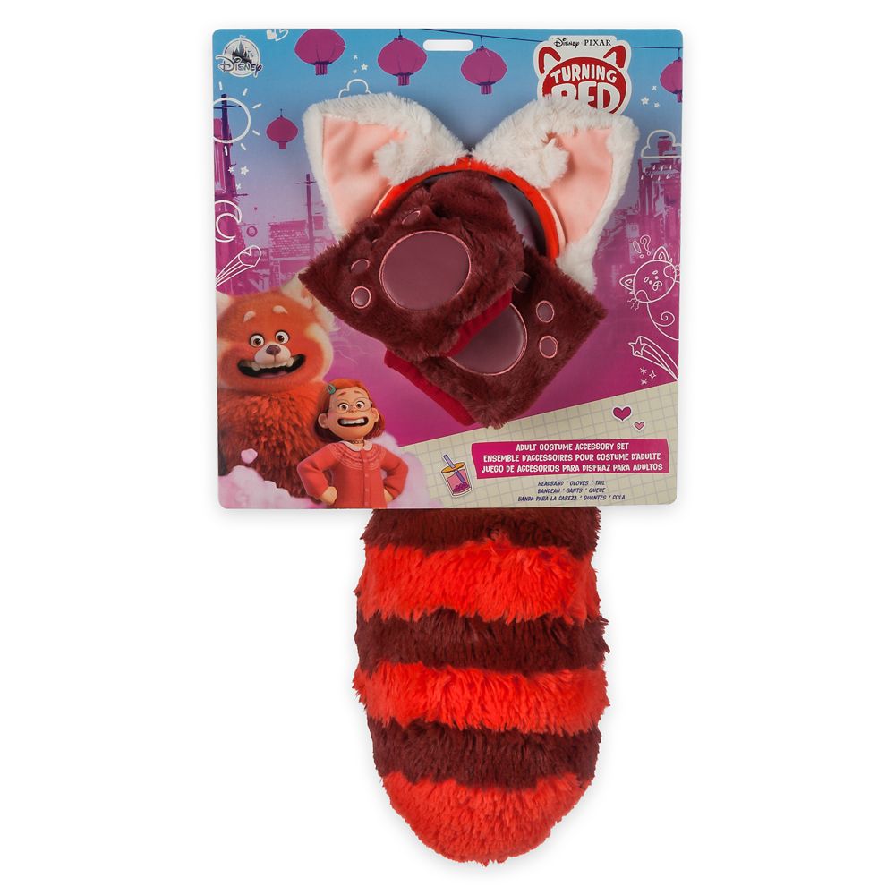 Turning Red Costume Accessory Set for Adults