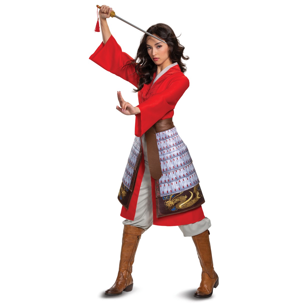 Mulan Deluxe Costume for Adults by Disguise – Live Action Film