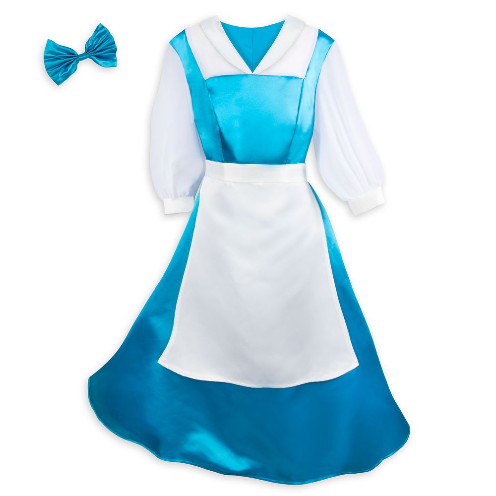 belle cosplay blue dress