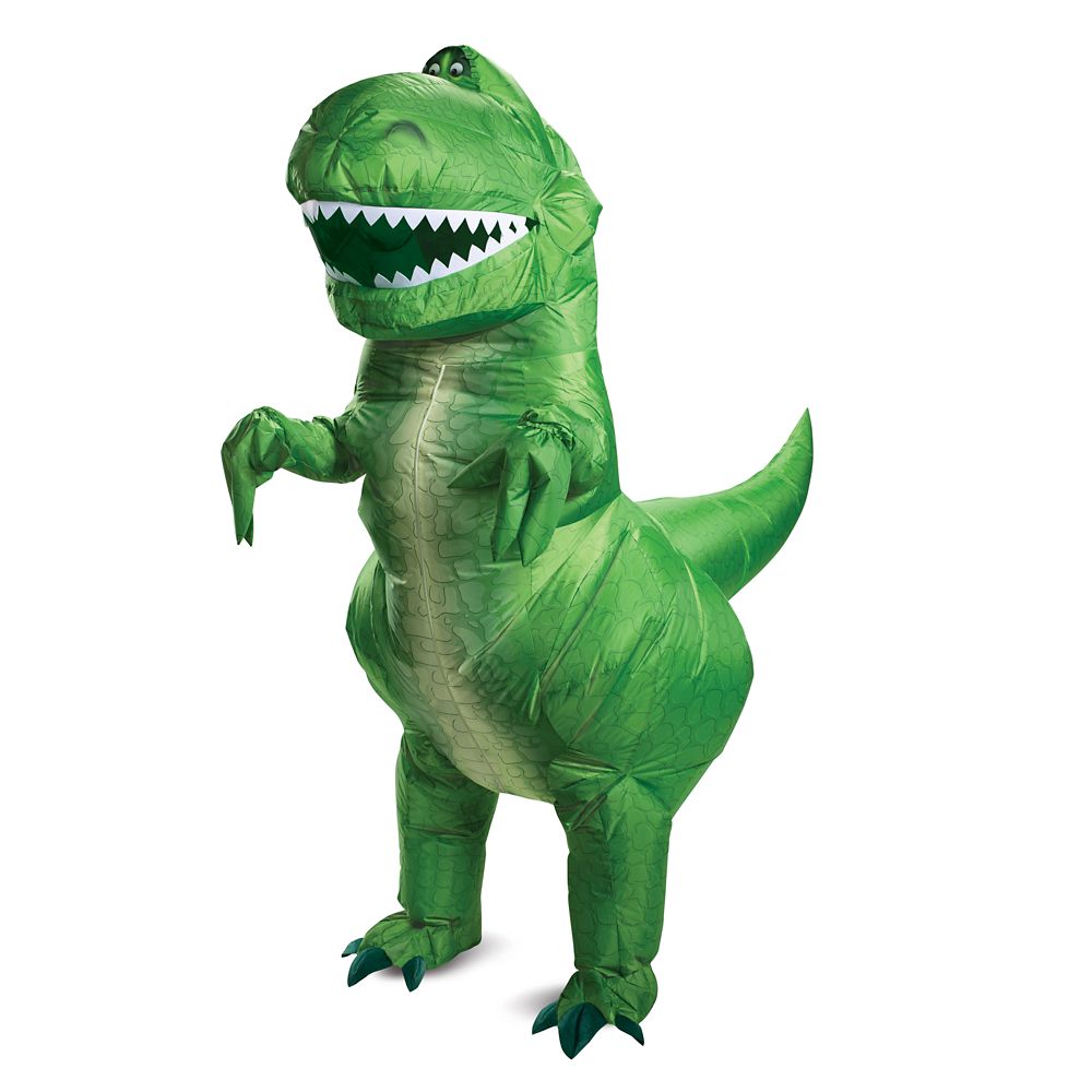 Rex Inflatable Costume for Adults by Disguise – Toy Story here now