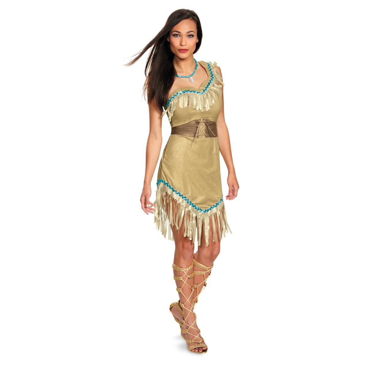 Pocahontas Prestige Costume for Adults by Disguise