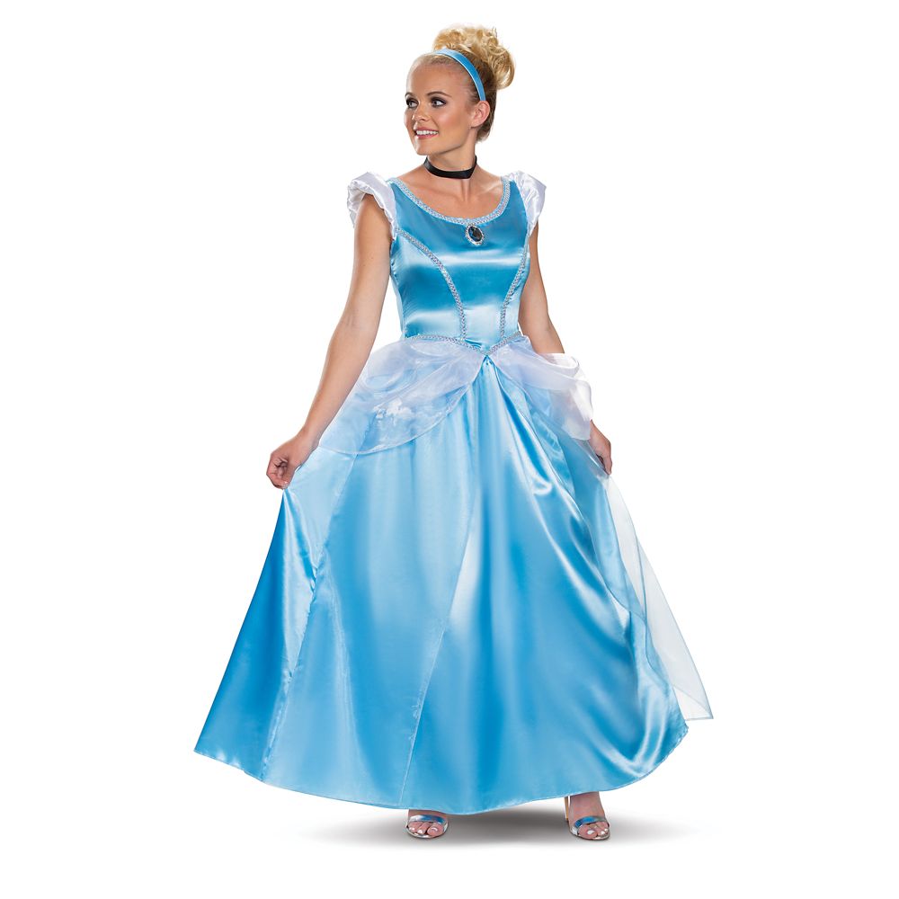 Cinderella Deluxe Costume for Adults by Disguise is now out for purchase