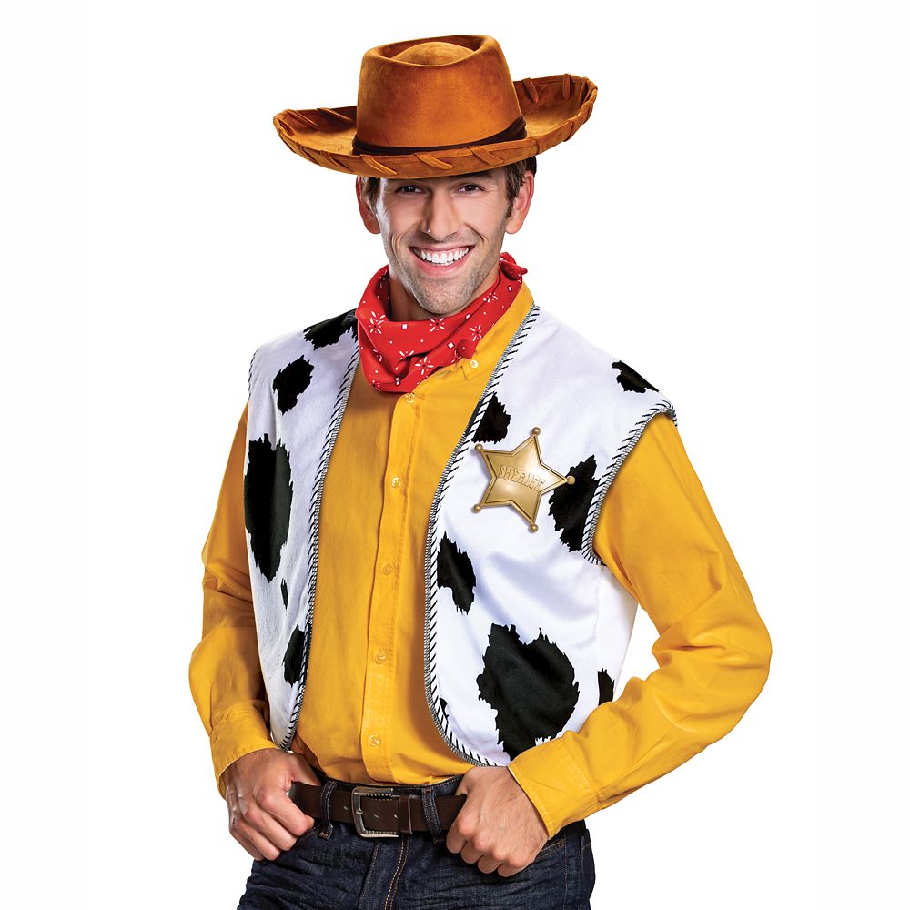 Woody Deluxe Costume Accessories Kit for Adults by Disguise – Toy Story