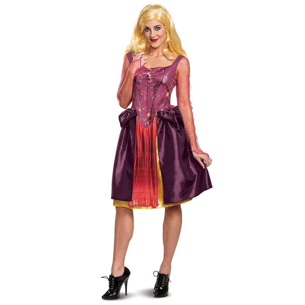 Sarah Sanderson Costume for Adults by Disguise – Hocus Pocus here now