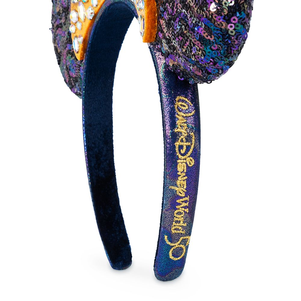 Minnie Mouse Jeweled Bow Ear Headband – Walt Disney World 50th Anniversary