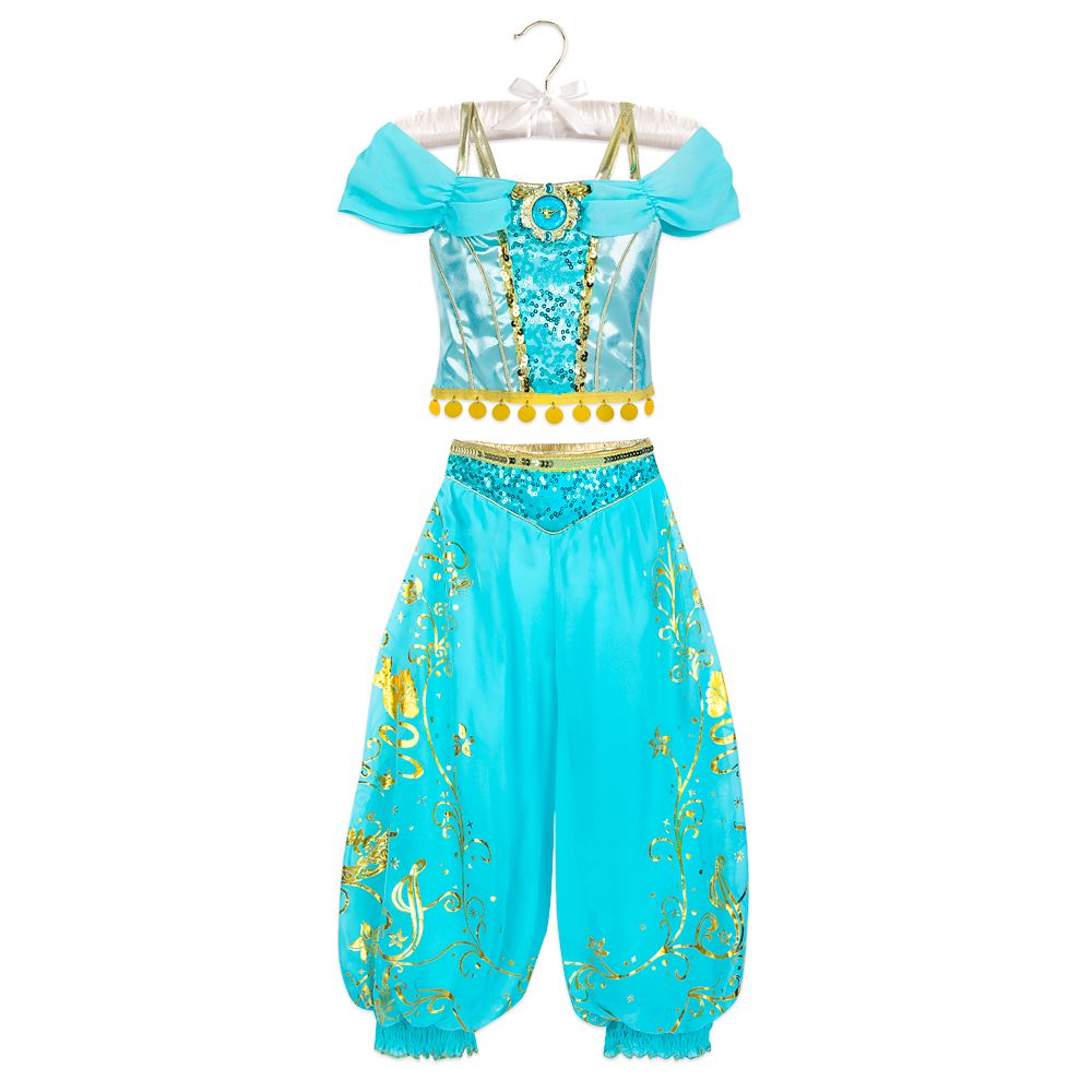 Princess Jasmine Wand Shoes and Tiara Costume Set