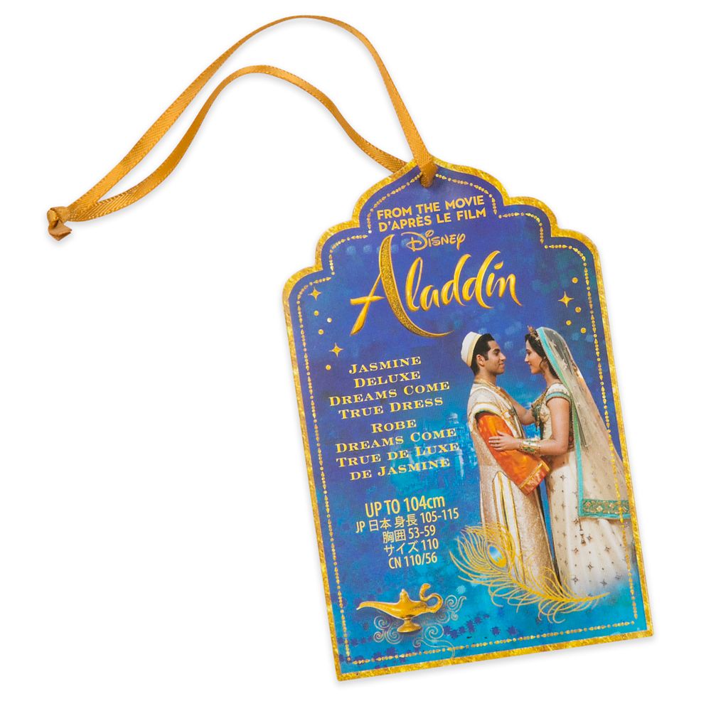 Jasmine Dreams Come True Deluxe Costume for Kids – Aladdin – Live Action Film